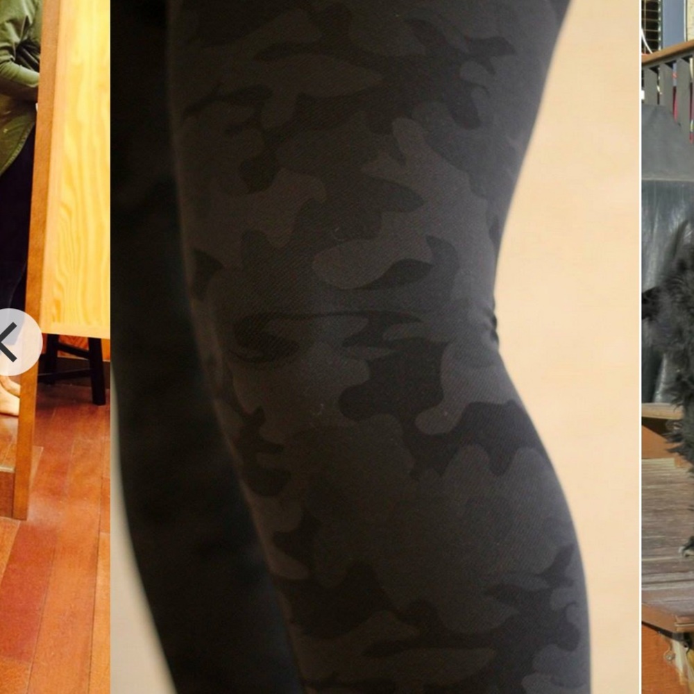 Hi Rise Soot Savasana Camo Black Wunder Under sz 6 - Picture 4 of 13